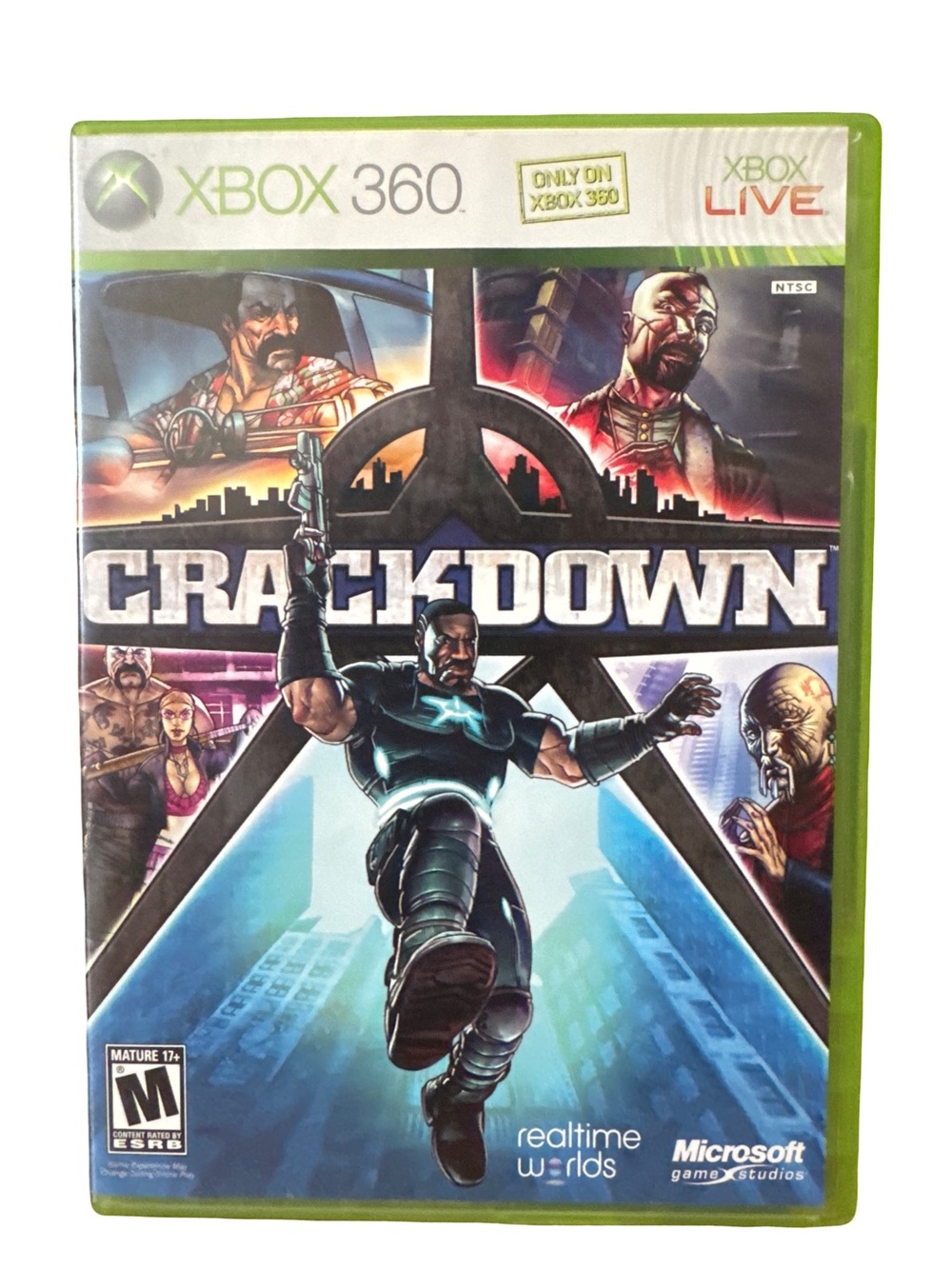 Crackdown (Microsoft‎ Xbox 360, 2007) CIB With Manual